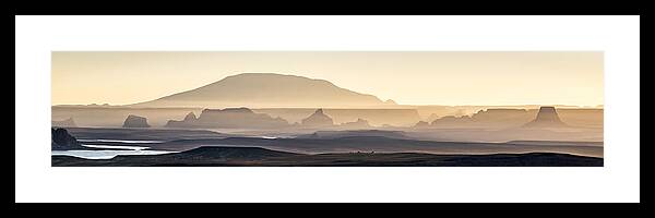 Navajo Mountain Framed Print featuring the photograph Navajo Mountain by Peter Boehringer
