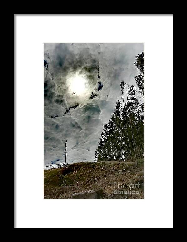 Clouds Framed Print featuring the photograph Nemesis Nebula by Alexandra Vusir