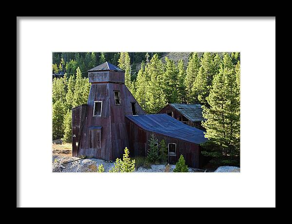 Nevadaville Framed Print featuring the photograph Nevadaville Mine by Kyle Hanson