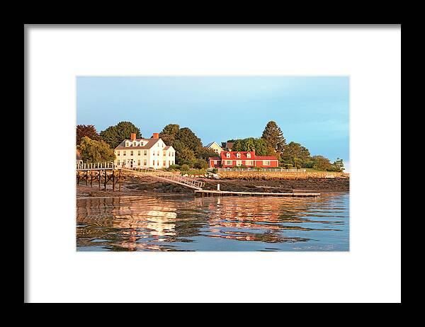 New Castle Framed Print featuring the photograph New Castle Dawn by Eric Gendron
