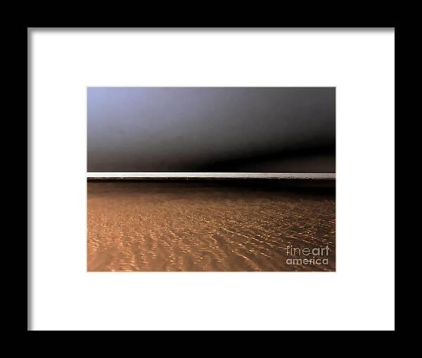 Abstract Framed Print featuring the photograph New Earth by Marcia Lee Jones