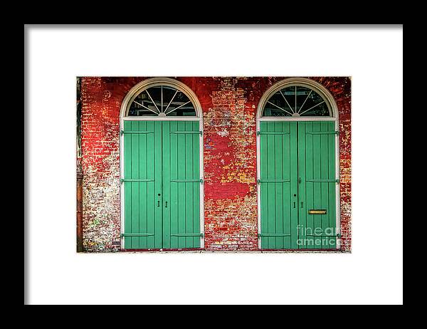 Nola Framed Print featuring the photograph New Orleans Door Series 24 by Jarrod Erbe