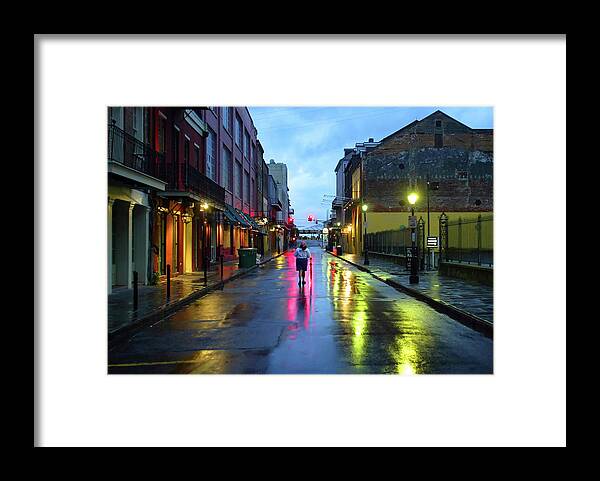 New Orleans Framed Print featuring the photograph New Orleans Street by Rick Wilking