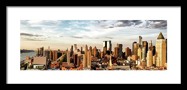 New York Framed Print featuring the photograph New York Buildings by Philippe HUGONNARD