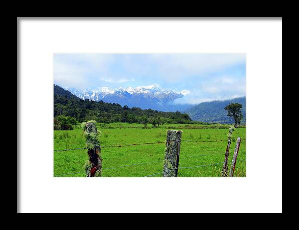 Mountains Framed Print featuring the photograph New Zealand Mountains by Rick Wilking