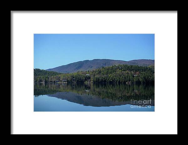 Newfound Lake Framed Print featuring the photograph Newfound Reflections of Hebron by Xine Segalas