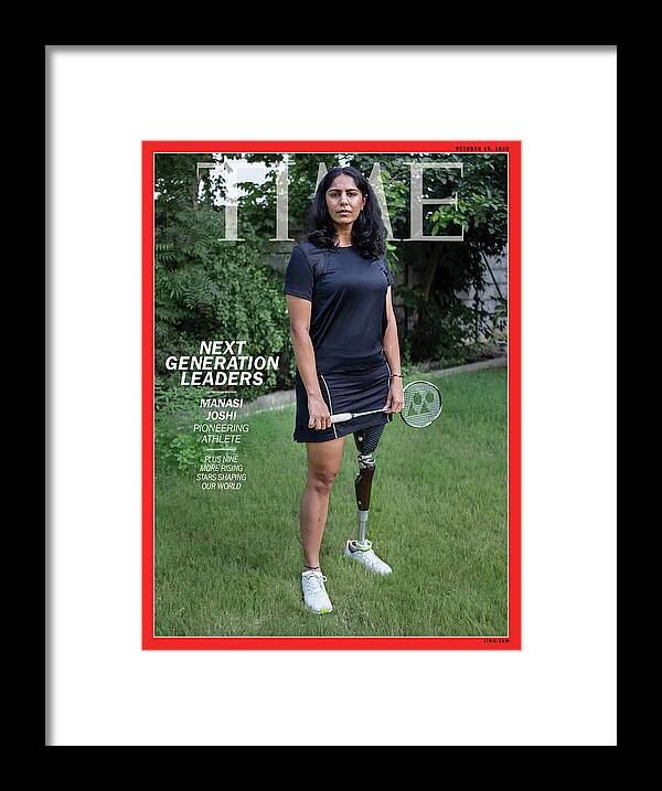 Next Generation Leaders Framed Print featuring the photograph NGL - Manasi Joshi by Photograph by Kannagi Khanna for TIME