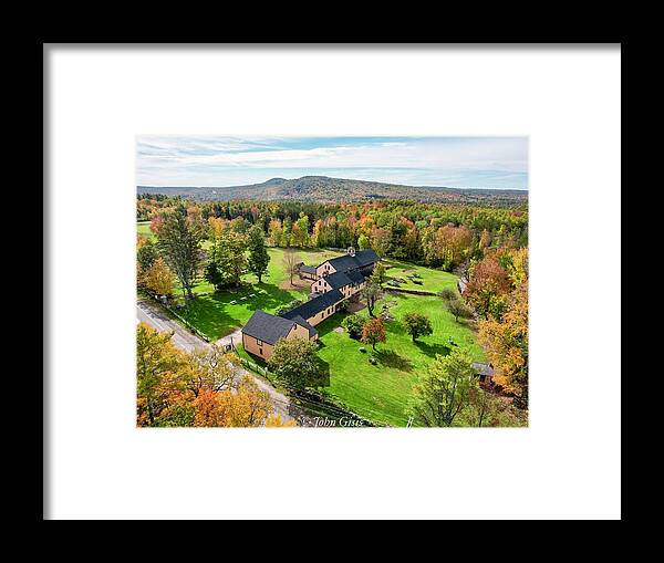  Framed Print featuring the photograph NH Farm Museum by John Gisis