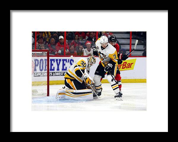 Playoffs Framed Print featuring the photograph NHL: MAY 19 Eastern Conference Final Game 4 - Penguins at Senators by Icon Sportswire