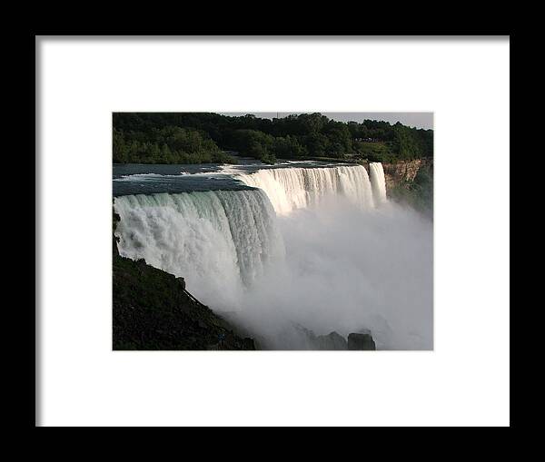 Scenics Framed Print featuring the photograph Niagara Falls in Canada by Christine Robbins / FOAP
