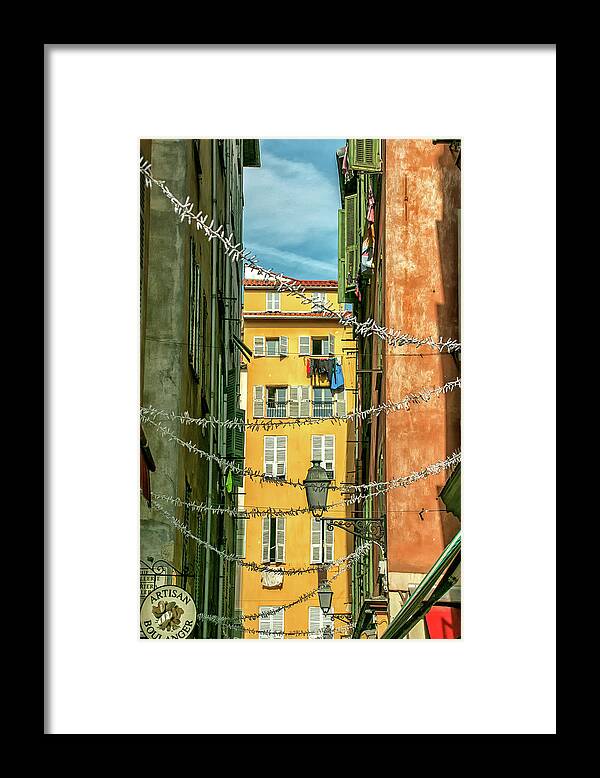 Nice Framed Print featuring the photograph Nice, France 1 by Lisa Chorny
