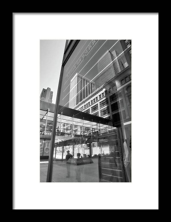 Minneapolis Framed Print featuring the photograph On Nicollet Mall by Jim Hughes