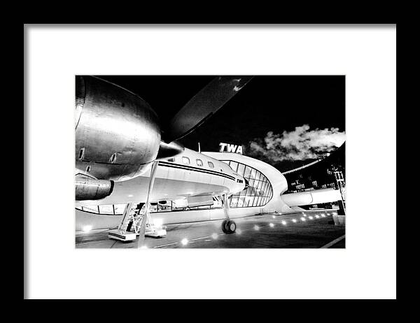 Connie Framed Print featuring the photograph Night Flight by Steve Ember
