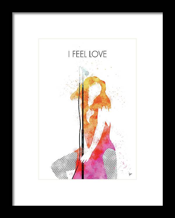 Donna Framed Print featuring the digital art No109 MY DONNA SUMMER Watercolor Music poster by Chungkong Art