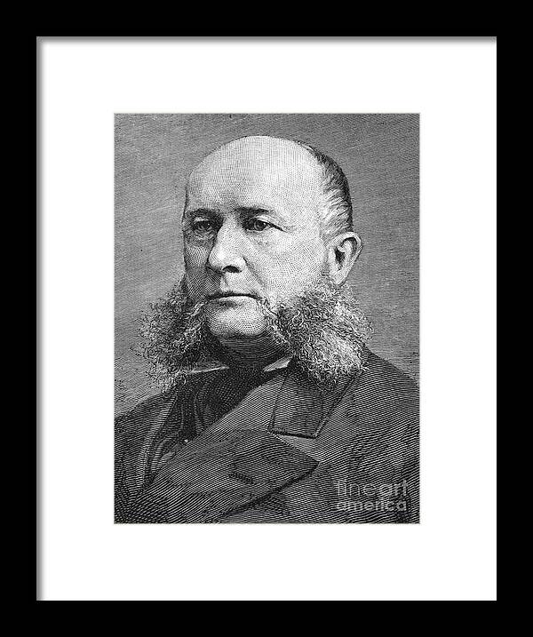1885 Framed Print featuring the photograph Noah Hunt Schenck by Unknown