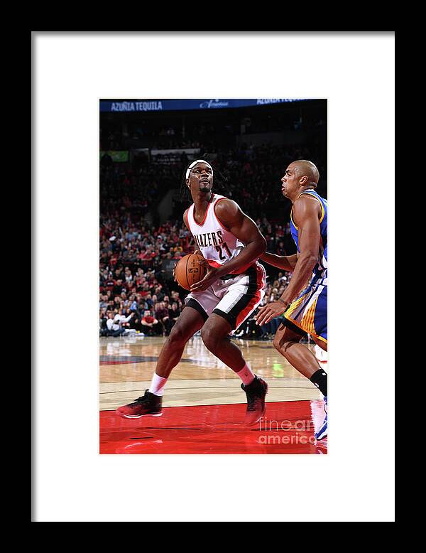 Nba Pro Basketball Framed Print featuring the photograph Noah Vonleh by Garrett Ellwood