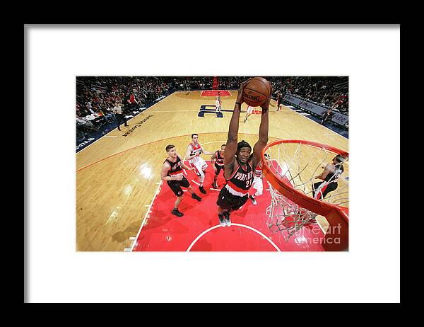 Nba Pro Basketball Framed Print featuring the photograph Noah Vonleh by Ned Dishman