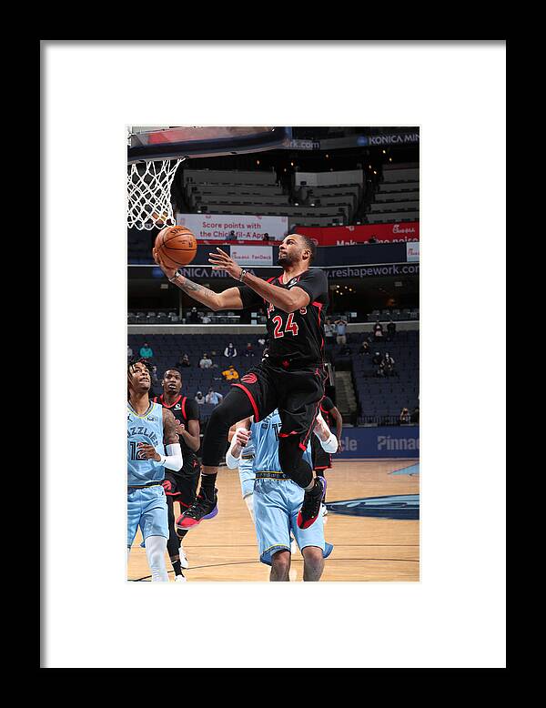 Norman Powell Framed Print featuring the photograph Norman Powell by Joe Murphy
