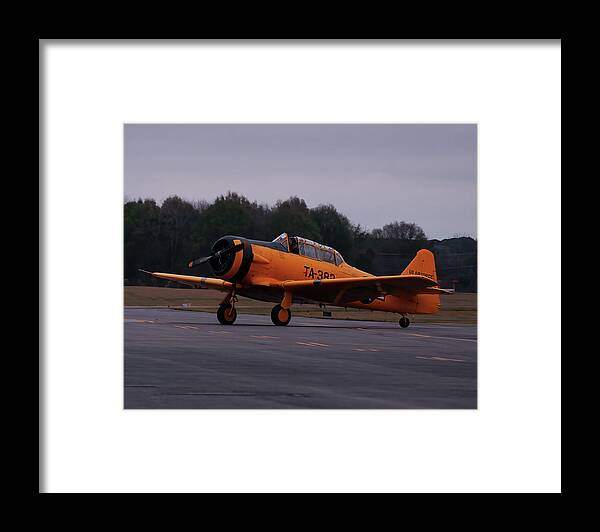 North American Aviation T-6 Framed Print featuring the photograph North American Aviation T-6 by Flees Photos