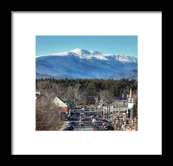  Framed Print featuring the photograph North Conway by John Gisis