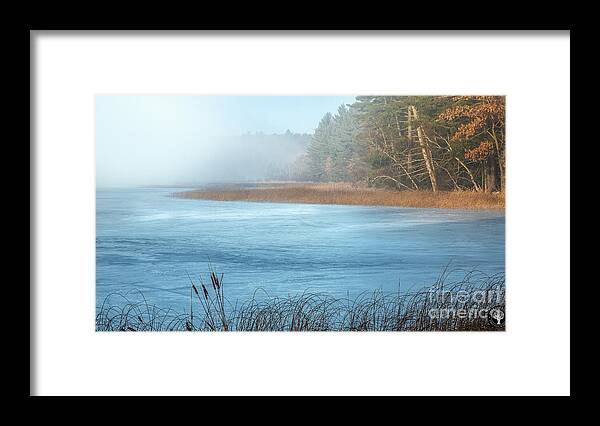 Lake Framed Print featuring the photograph North Lake Morning Fog by Trey Foerster