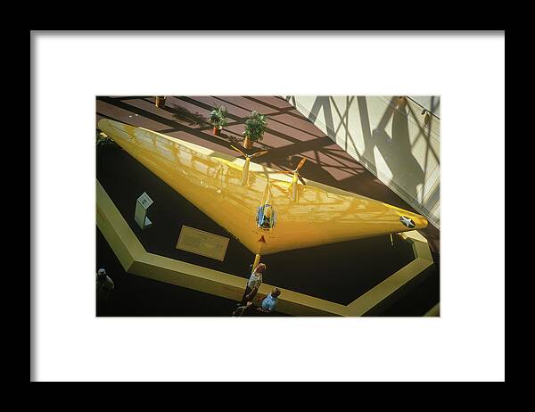 Capitol Framed Print featuring the photograph Northrop N1-m Flying Wing by Gordon James
