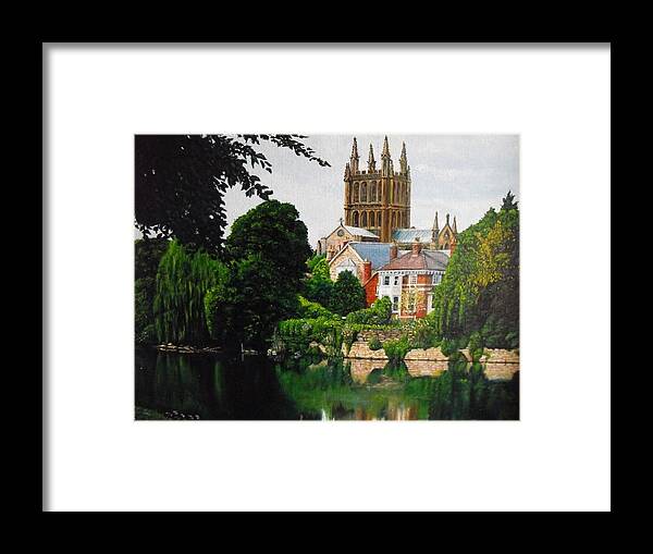 Norwick Framed Print featuring the painting Norwich by HH Palliser