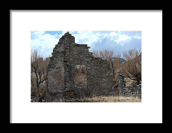 Abandoned Framed Print featuring the photograph Not Much Left by Kae Cheatham