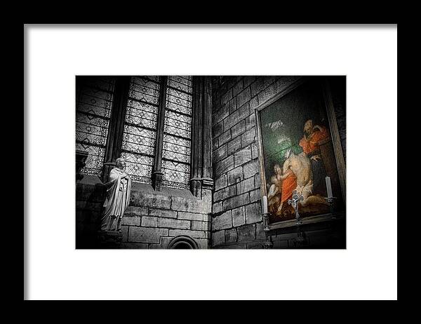 Notre Framed Print featuring the photograph Notre Dame, Paris 3 by Nigel R Bell