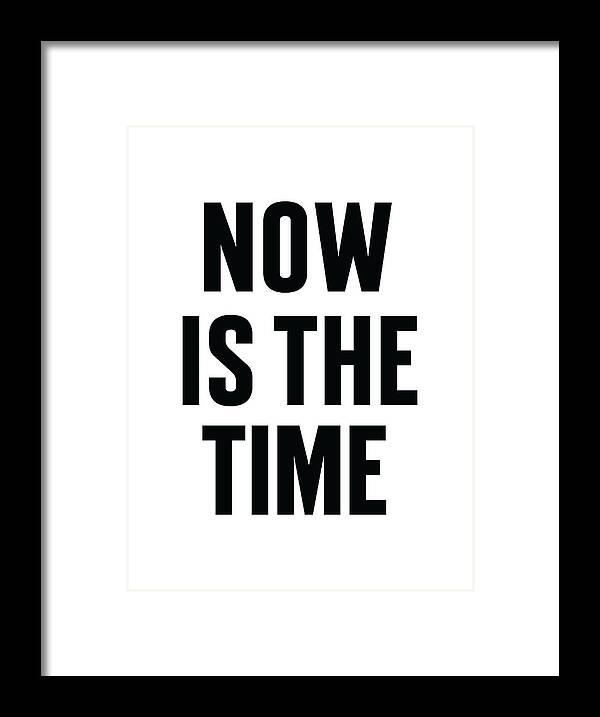 Mlk Framed Print featuring the digital art Now Is The Time by Time