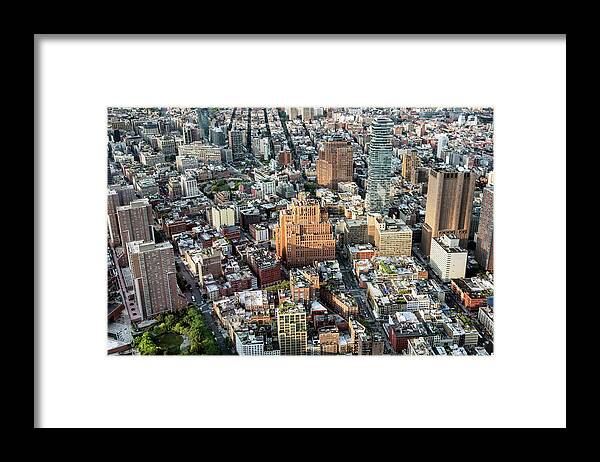 New York Framed Print featuring the photograph NY CITY - Tribeca District by Philippe HUGONNARD