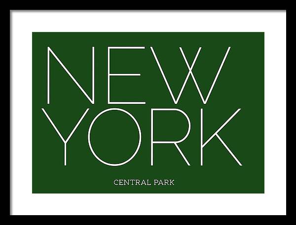 City Framed Print featuring the digital art NYC Central by Sweet Charee