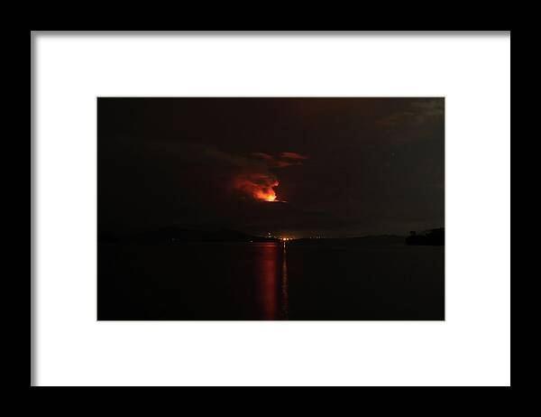 Volcano Framed Print featuring the photograph Nyiragongo View From Tchegera by Nicholas Phillipson