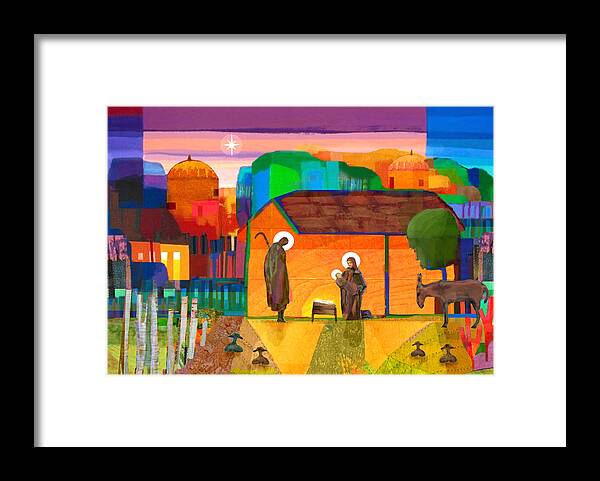 Christmas Framed Print featuring the painting O Holy Night by Michael Torevell