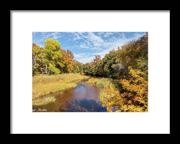 Arizona Framed Print featuring the photograph Oak Creek in the Fall by Jeff Goulden