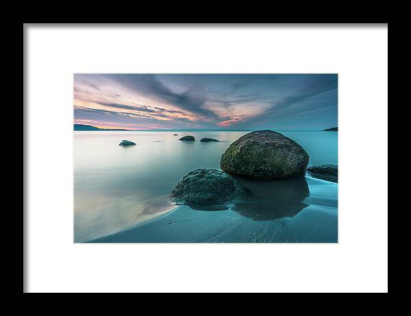 Dusk Framed Print featuring the photograph Observers by Evgeni Dinev