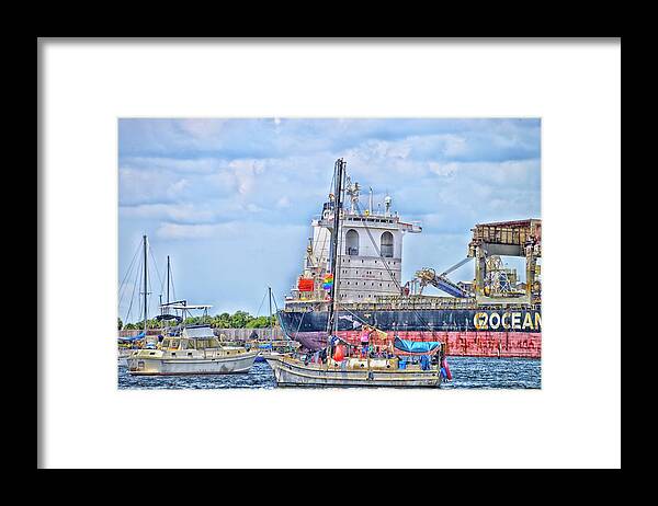 Legacy Framed Print featuring the photograph Ocean by Alison Belsan Horton