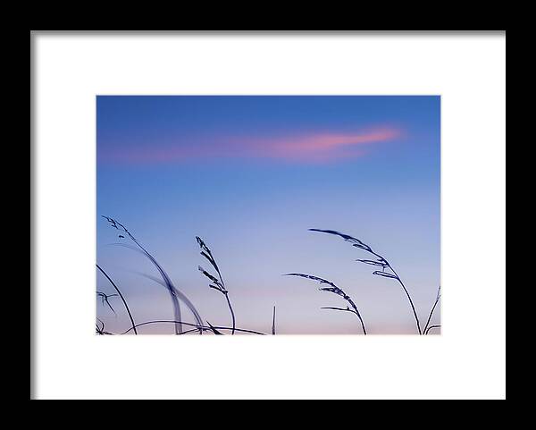 Sunset Framed Print featuring the photograph Ocean Breezes 3 by Cathy Anderson