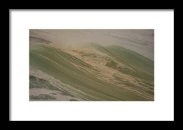 Landscape Framed Print featuring the photograph Ocean Slope by Bill Posner