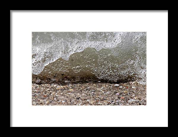 Ocean Framed Print featuring the photograph Ocean Surf by Dart Humeston