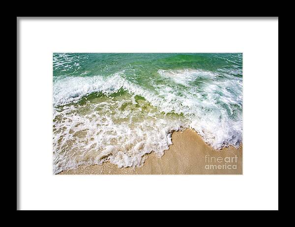 Beach Framed Print featuring the photograph Ocean Waves by Beachtown Views