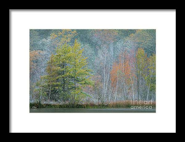 Trees Framed Print featuring the photograph October Early Snow by Trey Foerster