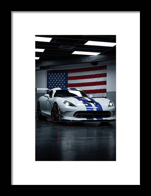 Srt Framed Print featuring the photograph Ode to America by David Whitaker Visuals