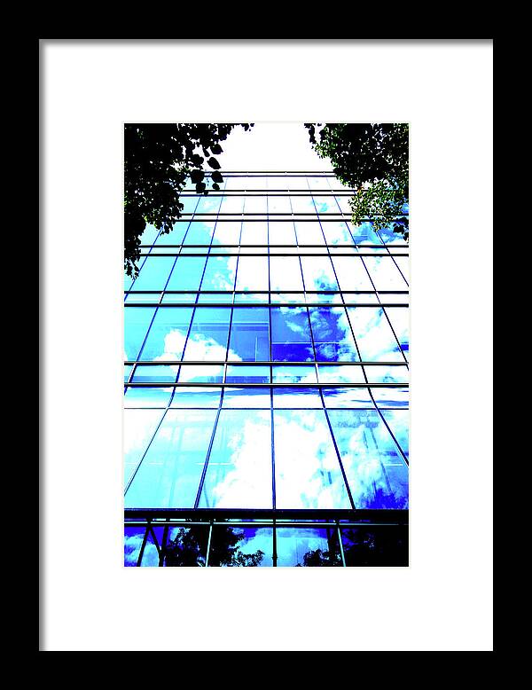 Office Framed Print featuring the photograph Office Building In Warsaw, Poland 7 by John Siest