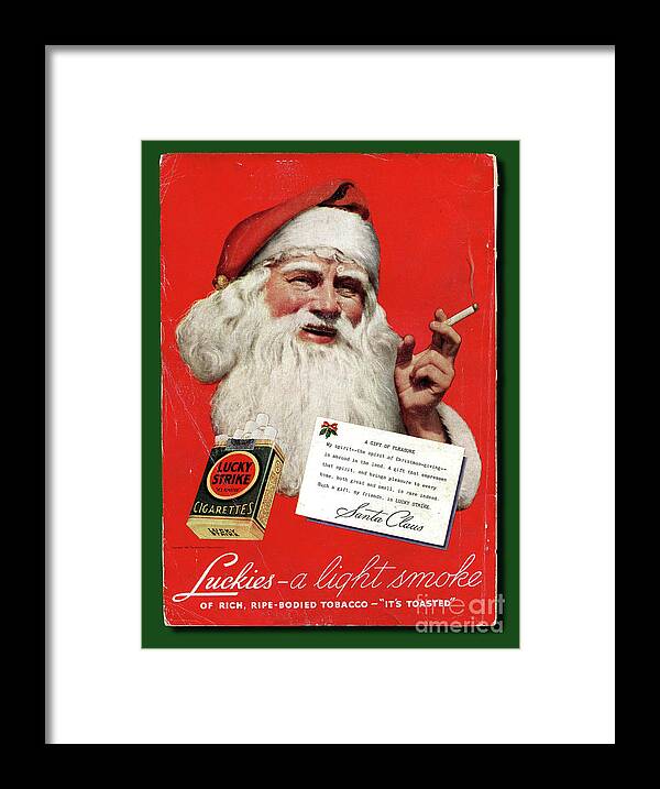Santa Framed Print featuring the photograph OK, Kid, Whatcha Want For Christmas? by Ron Long