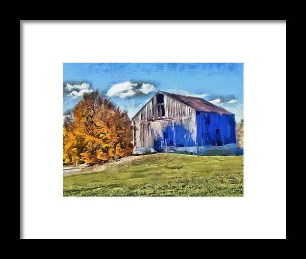 Barn Framed Print featuring the photograph Old Barn 2020 by Christopher Reed