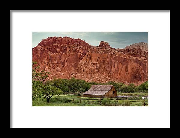 Utah Framed Print featuring the photograph Old Barn in Fruita by Cheryl Strahl