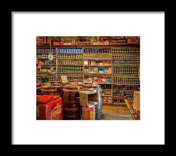 Mast General Store Framed Print featuring the photograph Old Country Store Merchandise by Shelia Hunt