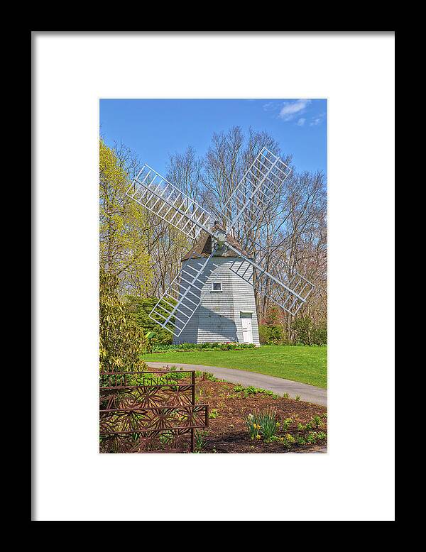 Cape Cod Framed Print featuring the photograph Old East Mill at the Heritage Museums and Gardens by Juergen Roth