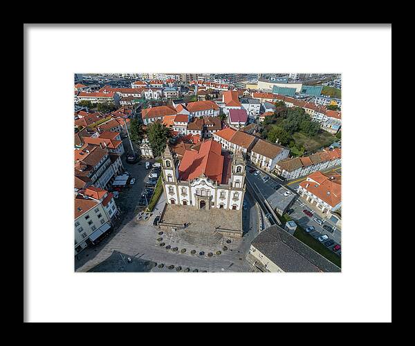 Viseu Framed Print featuring the photograph Old historic town Viseu by Mikhail Kokhanchikov